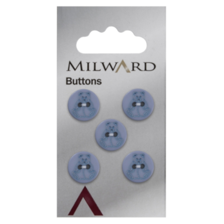 Milward Carded Buttons | 12mm -  Pack of 5 (Code F)