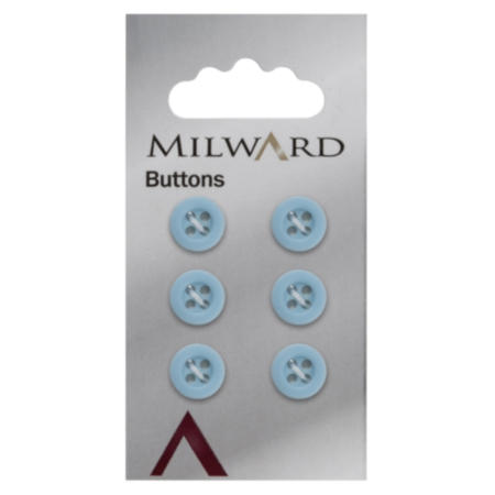Milward Carded Buttons | 10mm -  Pack of 6 (Code B)