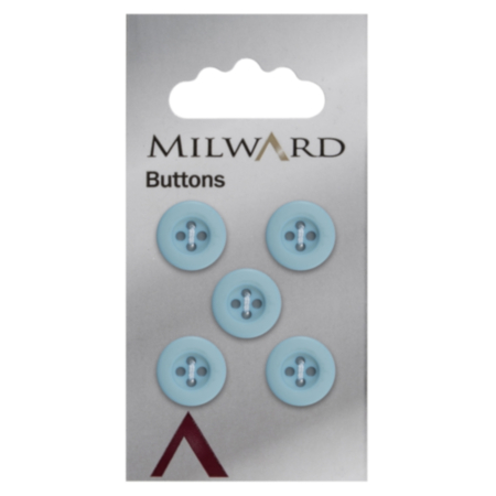 Milward Carded Buttons | 12mm -  Pack of 5 (Code B)