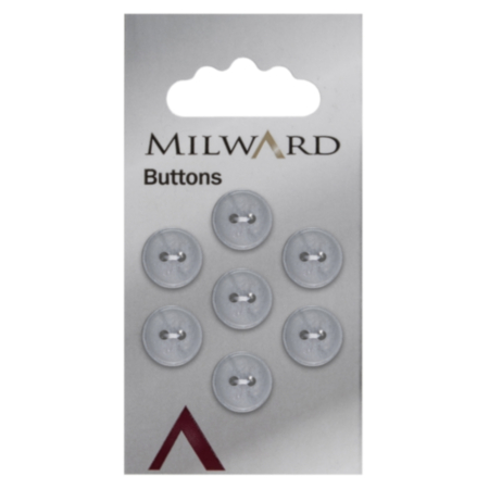 Milward Carded Buttons | 12mm -  Pack of 7 (Code E)