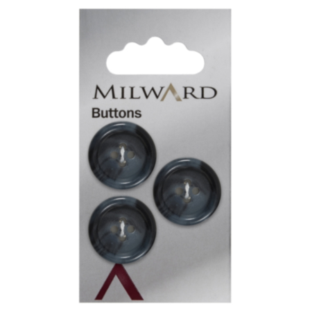 Milward Carded Buttons | 20mm -  Pack of 3 (Code F)