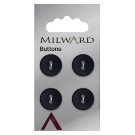 Milward Carded Buttons | 15mm -  Pack of 4 (Code C)