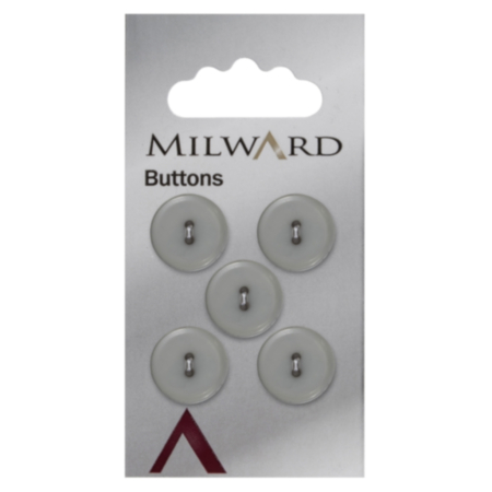 Milward Carded Buttons | 15mm -  Pack of 5 (Code B)
