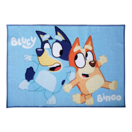 Bluey & Bingo Rectangular Rug 96 x 64.5cm