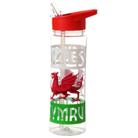 Water Bottle Welsh Dragon Cymru