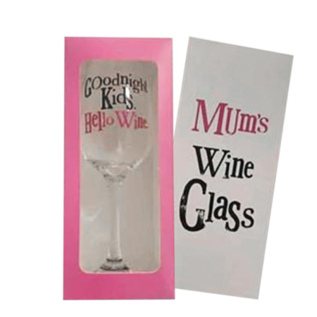 Brightside Mums Wine Glass