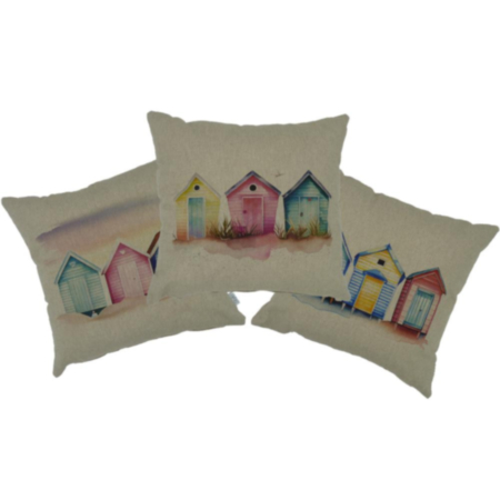 Beach Cabins Filled Multi - 45cm