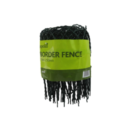 10m x 250mm Borderfence Plastic Coated