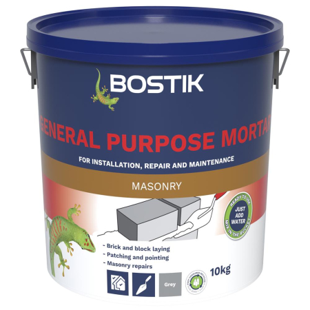 Bostik General Purpose Mortar 10KG - Grey
