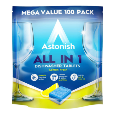 Astonish All in 1 Dishwasher Tablets 100 pack