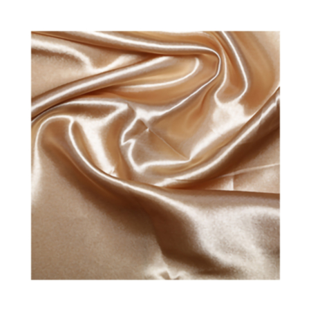 Plain Poly Satin Fabric - Antique Gold
