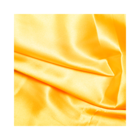 Plain Poly Satin Fabric - Yellow