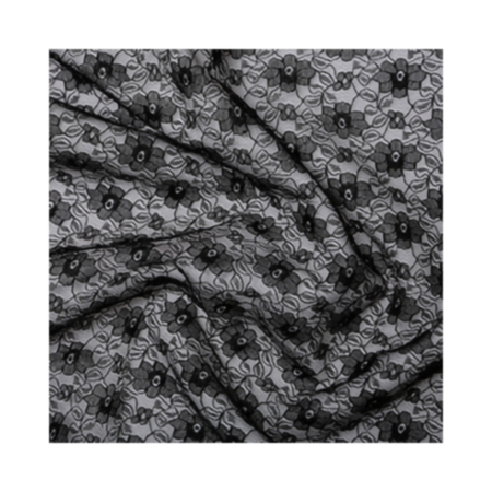 Polyester Lace Fabric - Black