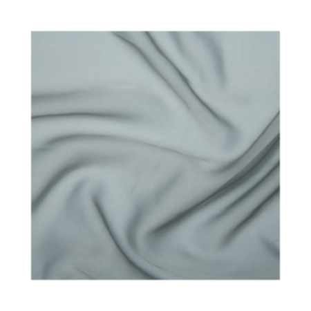 Chiffon 100% Polyester Fabric - Silver