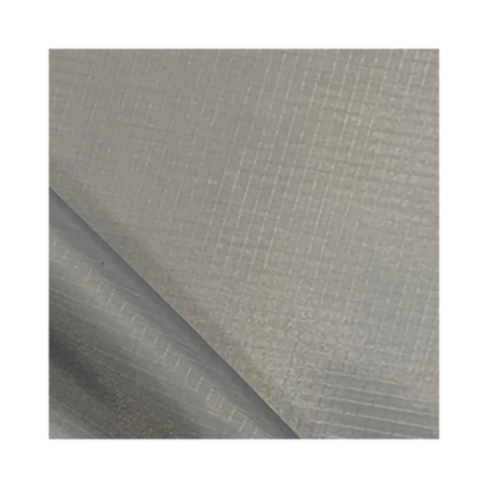Ripstop 100% Polyester Fabric - Silver
