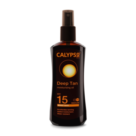 Calypso Deep Tan Oil 200ml - Factor 15