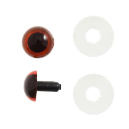 Toy Teddy Eyes | 15mm - Amber (6 Pack)