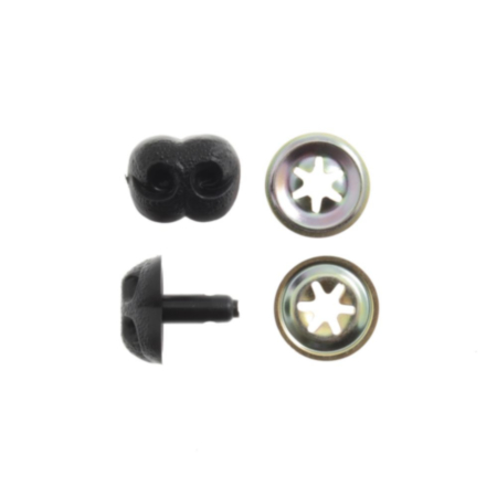 Toy Dog Noses | 15mm - Black (4 Pack)