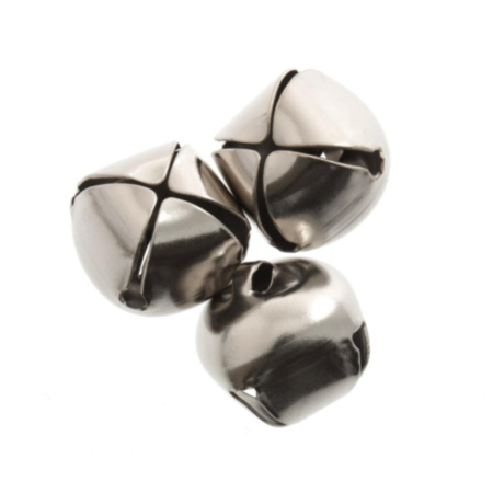 Jingle Bells | 20mm - Silver (3 Pack)