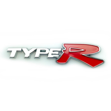 'Type R' Simply Chrome Badge