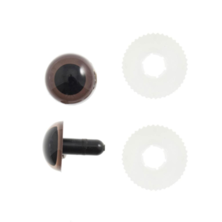 Toy Teddy Eyes | 7.5mm - Brown (8 Pack)