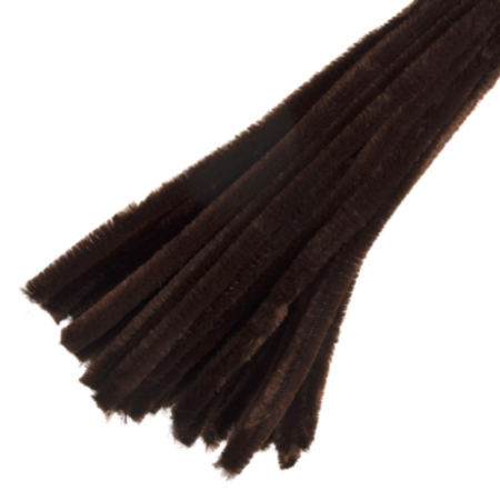 Brown Chenilles | 30cm x 12mm (Pack of 15)