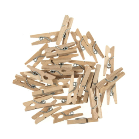 Wooden Natural Pegs