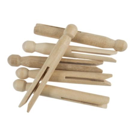 Wooden Dolly Pegs | 6 Pack