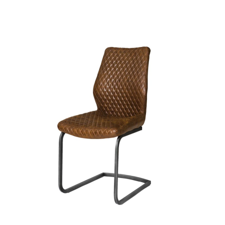 Charlie Cantilever Chair - Antique Brown (Pair)