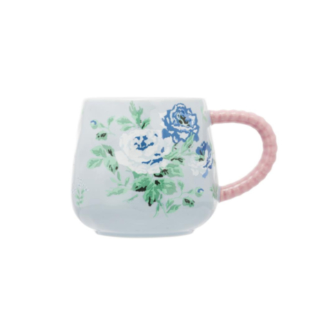 Cath Kidston Archive Rose Blue Twisted Handle Billie