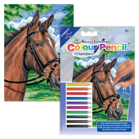 Mini Pencil By Numbers - Horse