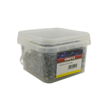 Galvanised Extra Large Head Clout Nail 20 x 3.0mm Tub 2.5kg