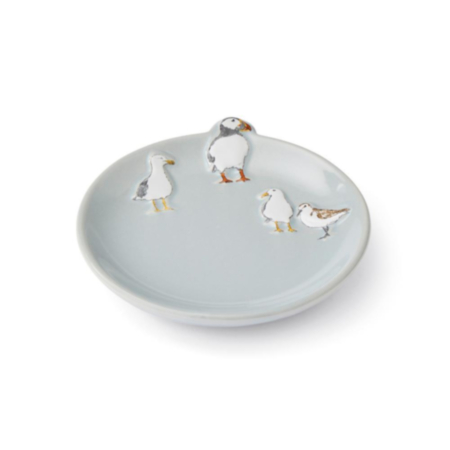 Cooksmart Coastal Birds Tea Bag Tidy / Trinket Holder