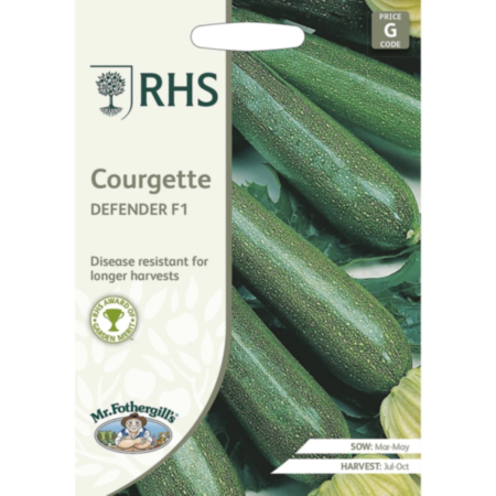 RHS Courgette Defender F1 Seeds