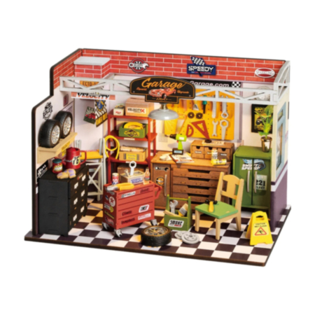 Rolife DIY Miniature House Kit - Garage Workshop