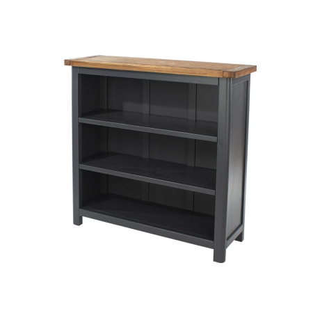 Dunkeld Midnight Blue Low Bookcase