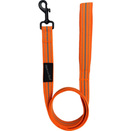 Hem & Boo - Sports Lead - S/M Orange - 3/4" x 120