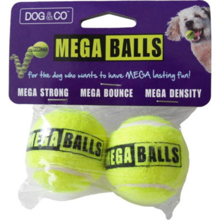 Dog & Co - Mega Ball 1.8" (Pack of 2)