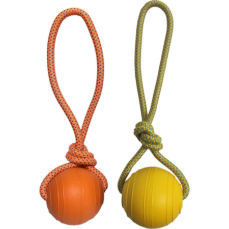 Hem & Boo - Floating Ball with Rope Dog Toy