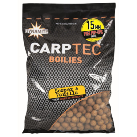 Carp-Tec Scopex & Vanilla - 15Mm Boilie 1.8Kg