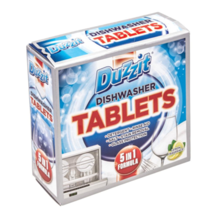 Duzzit 5 In 1 Dishwasher Tablets - 12 Pack