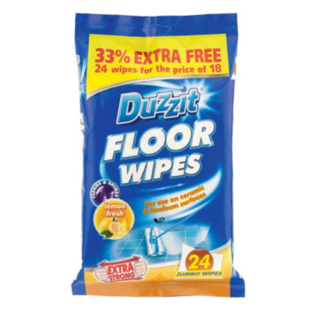 Duzzit Ceramic Floor Wipes - 24 Pack