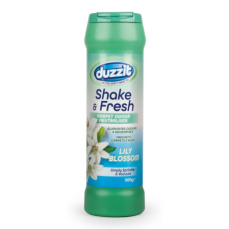 Duzzit Shake & Fresh Carpet Odour Neutraliser 500g - Lily