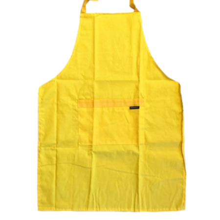 Downview Plain Dyed Saffron Apron