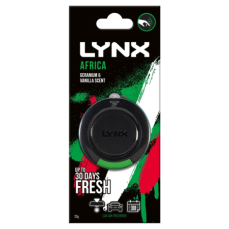 Lynx 3D Hanging Air Freshener - Africa