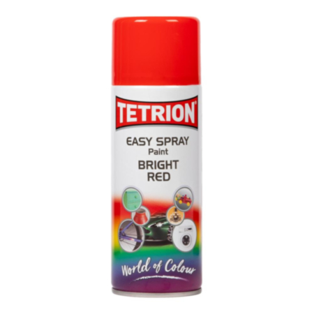 Tetrion Easy Spray Paint- Bright Red 400ml