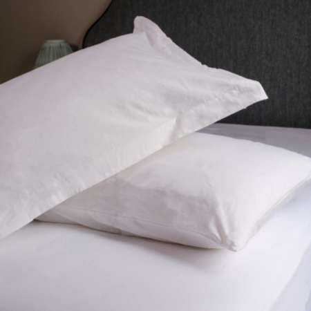 Elegance T200 White Fitted Sheet - Double