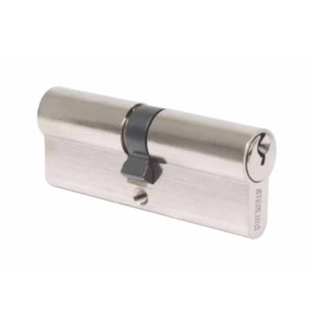 Sterling Euro Profile 5-Pin Cylinder Lock (40 x 40mm) - Nickel