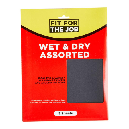 5Pk Wet & Dry - Assorted Grade