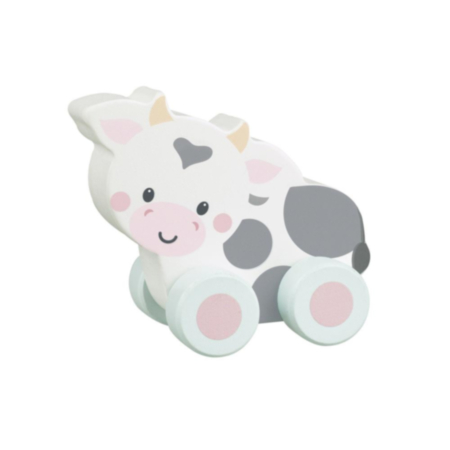 Orange Tree Toys Cow First Push Toy 